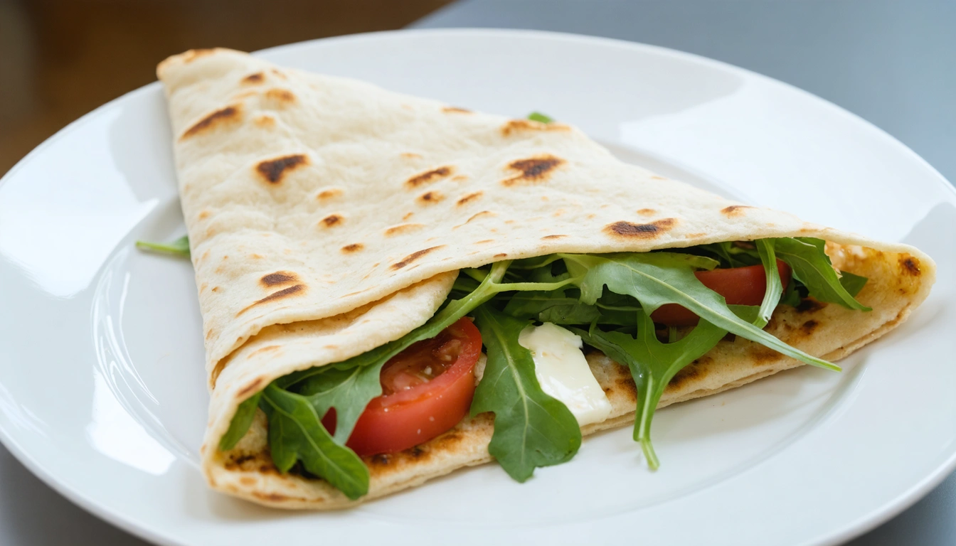 piadina con farina di ceci